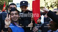 Avenue Habib Bourguiba: Les Tunisiens fêtent la révolution