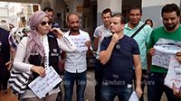 Sit-in des journalistes de Sfax suite à l'agression de Hamdi Souissi