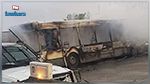 Sfax : Un bus de transport de passagers prend feu
