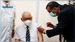 Le président de l'ARP Rached Ghannouchi reçoit la première dose de vaccin contre le Covid-19