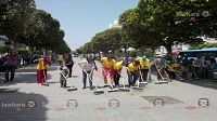 Campagne de propreté à l'Av. Habib Bourguiba