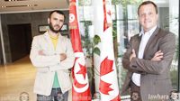 Lotfi Abdelli accueilli par l'ambassadeur du Canada à Tunis