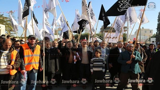 الذكرى الثالثة للثورة : مظاهرة لحزب التحرير 