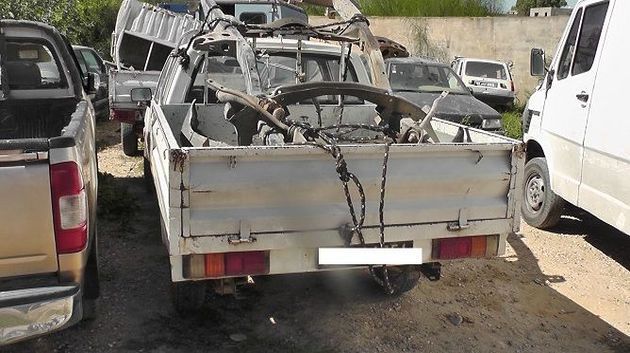 سوسة:حجز 10 سيارات مسروقة و21 طن من مادة النحاس معدة للتهريب