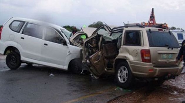 باجة: حادث مرور يسفر عن اصابة 13 ليبيا