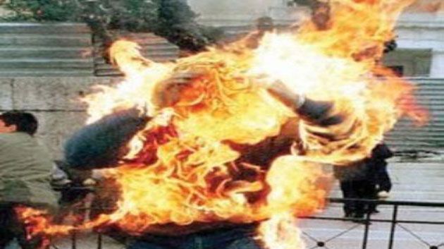النفيضة : شابان يسطوان على معصرة و يشعلان النار في الحارس
