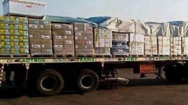 تطاوين : احباط عملية تهريب مواد غذائية بقيمة 15 ألف دينارا