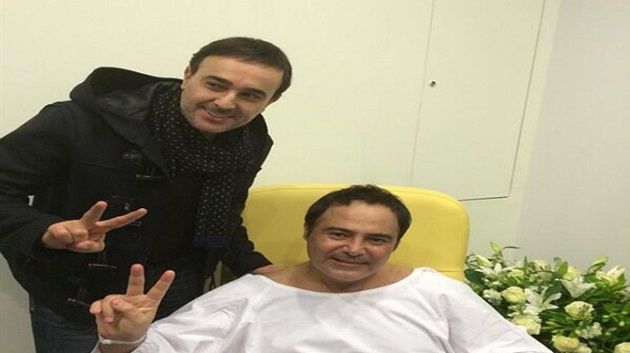 صابر الرباعي، راغب علامة و محمد كريم يزورون عاصي الحلاني في المستشفى