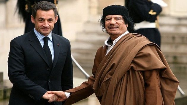 على الفرنسية الثالثة : شريط صوتي يثبت تلقي ساركوزي لأموال من القذافي