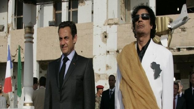 تسجيل صوتي للقذافي يكشف تمويله لرئاسية ساركوزي