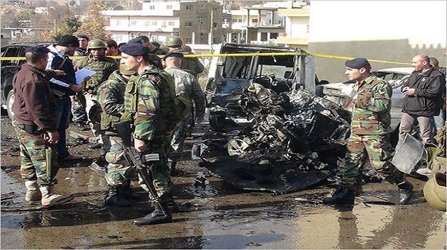 لبنان : 3 قتلى في تفجير انتحاري استهدف حاجزا للجيش