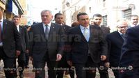 مهدي جمعة والرئيس الصربي في زيارة للمدينة العتيقة