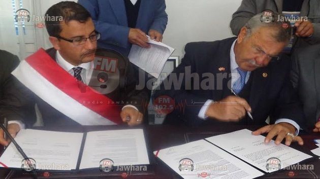  بلدية جربة :  امضاء اتفاقية توأمة بين بلدية حومة السوق بلدية ترقت رايس التركية 
