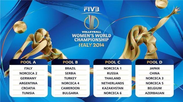 الكرة الطائرة / مونديال ايطاليا 2014: سيدات تونس في المجموعة الثانية