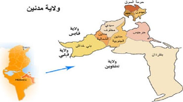 مدنين : إيقاف 6 من المحتجين أمام معتمدية سيدي مخلوف