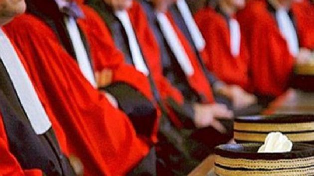 القضاة التونسيون في اضراب