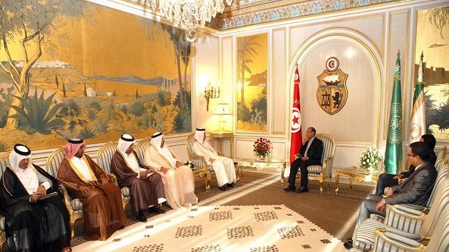 المرزوقي يلتقي وزير المالية القطري