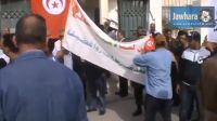 مسيرة لاعوان الحرس و تابين للشهيد بالقيروان