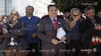 ساحة الشلي- سوسة : تظاهرة لمنظمة جرحى الثورة
