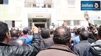 سوسة : أعوان الحرس يواصلون الاحتجاج أمام محكمة سهلول