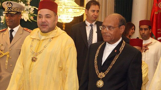  المغرب ينفي خبر الخلاف بين  محمد السادس والمنصف المرزوقي