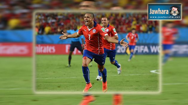 مونديال البرازيل : منتخب الشيلي يلتحق بهولندا في صدارة المجموعة 2