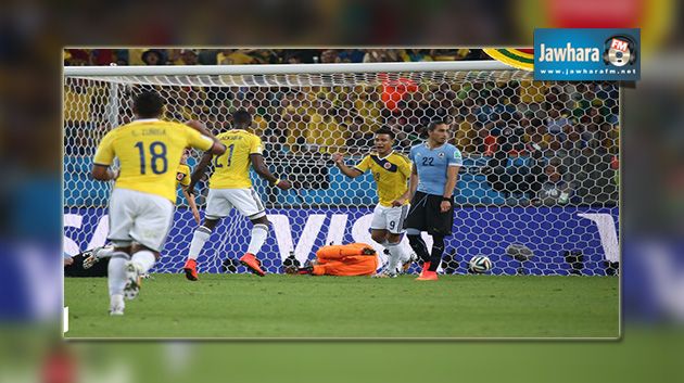صور مباراة كولومبيا و الأوروغواي