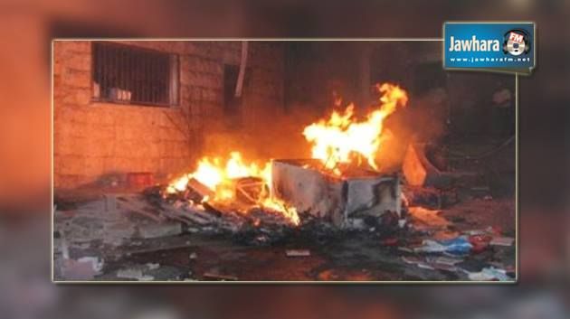 الكاف : مجموعة من الأشخاص تهاجم مركز الأمن بالسرس باستخدام زجاجات حارقة