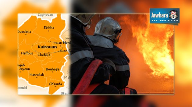 القيروان : حريق بمصنع بلاستيك