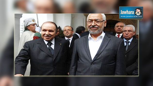 الغنوشي في الجزائر بدعوة من بوتفليقة