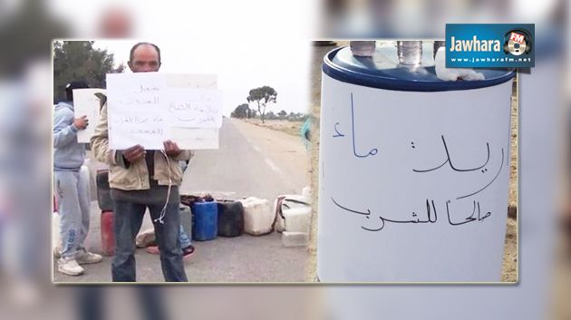 سوسة : أهالي حي حمام معروف ينفذون اعتصاما للمطالبة بالماء الصالح للشراب