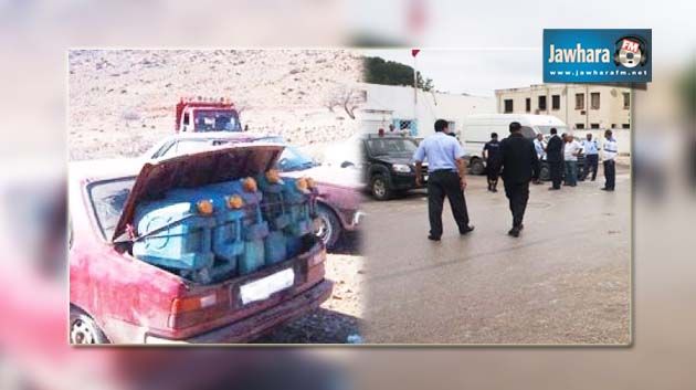بن قردان : اصابة 5 أشخاص بينهم 3 عسكريين في مطاردة لسيارة تهريب بنزين