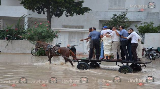 أمطار غزيرة بالمهدية