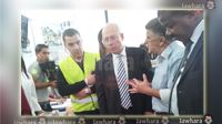 وزير التكوين المهني و التشغيل حافظ العموري في افتتاح خيمة حول التكوين المهني بتطاوين
