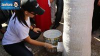 أمال كربول تشارك في حملة نظافة نظمها النجم الساحلي بشاطئ بوجعفر