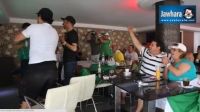 أجواء الجماهير الجزائرية في سوسة خلال مباراة منتخبهم أمام بلجيكا -فيديو