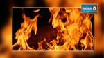  جربة : حريق بملعب صولجان بالمنطقة السياحية