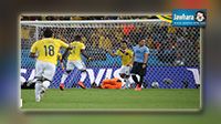 صور مباراة كولومبيا و الأوروغواي