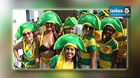 أجواء مباراة البرازيل و الشيلي من شاطئ كوباكابانا