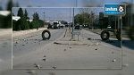 محتجون يغلقون الطريق الرابطة بين قربة ومنزل تميم إثر وفاة طفل في حادث مرور
