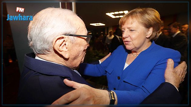 ميركيل تهنئ الباجي قايد السبسي بعيد ميلاده