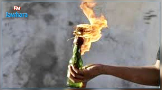 الاعتداء بالمولوتوف على محل