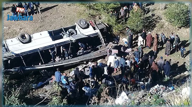 باجة: 27 مصابا في حادث انقلاب الحافلة غادروا المستشفى