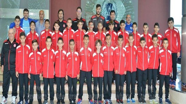 اليوم الأول للابناء أكاديمية النجم الساحلي في دورة أسباير القطرية