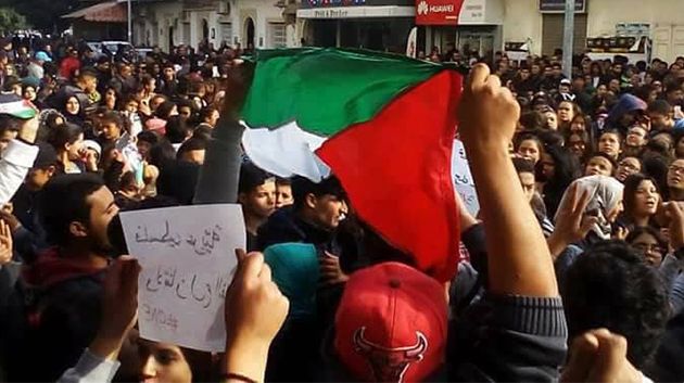  مسيرات مندّدة بالقرار الأمريكي في القيروان, سيدي بوزيد و قفصة
