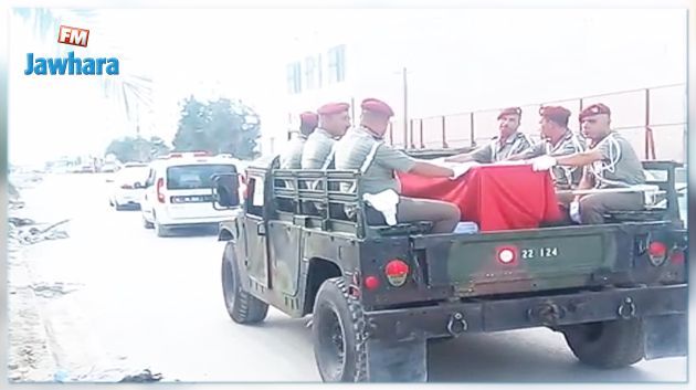 الشهيد الرقيب أول محمد قاسمي يوارى الثرى