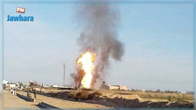 قابس: تواصل اشتعال انبوب الغازات السائلة بغنوش