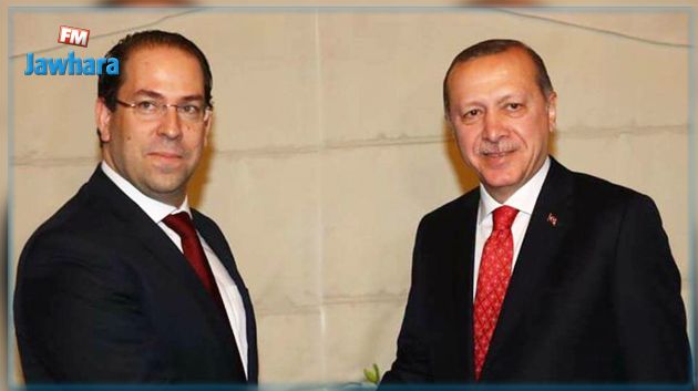الشاهد يدعو خلال لقائه أردوغان إلى فتح آفاق للصادرات التونسية في الأسواق التركية
