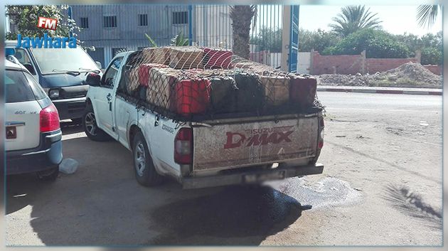 الكاف : إيقاف مهرب بحوزته بنزين 