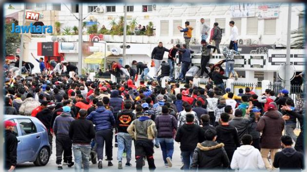مواجهات بين جماهير الترجي في منطقة